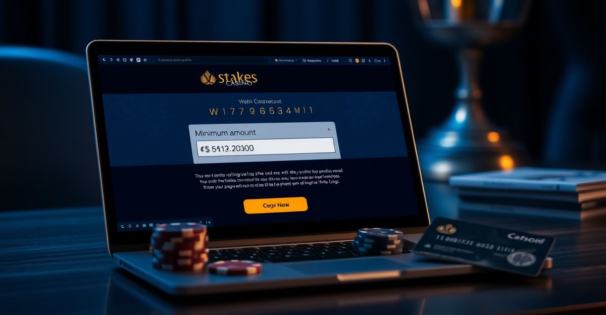 Le seuil de retrait minimum sur Stakes Casino